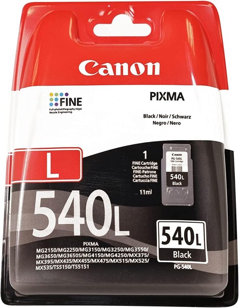Canon 5224B001 Pg-540L Ink Cartridge 1 Pc(S) Original Black ~E~-image