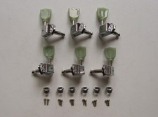 Chrome Deluxe Tuning Pegs Keys LP Guitar Tuners Machine Heads 3L3R