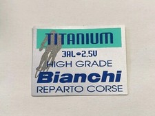 Adesivo Sticker BIANCHI TITANIUM MEGA TUBE bike Bici