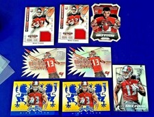 2014 MIKE EVANS 4DIF PRIZM W/ SILVER RC + 2 CRUSADE RC+2 JERSEY RC CONTENDER MT