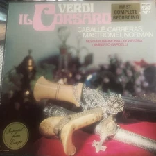 VERDI-IL CORSARO--ORIGINAL 2 LP BOX Autographed By Jose Carreras