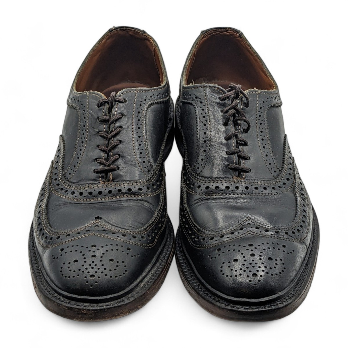Allen Edmonds McTavish Wingtip Oxfords Black Leather Dress Shoes Mens 10 D Allen Edmonds McTavish - Black Leather Oxford Wingtips, Mens  main image 4