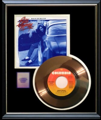 EDDIE MONEY WALK ON WATER 45 RPM GOLD RECORD NON RIAA AWARD RARE | eBay