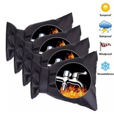 2/4X Outdoor Garden Tap Cover Insulated Outside Thermal Frost Cold Protector UK