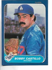 1986 Fleer Bobby Castillo Card