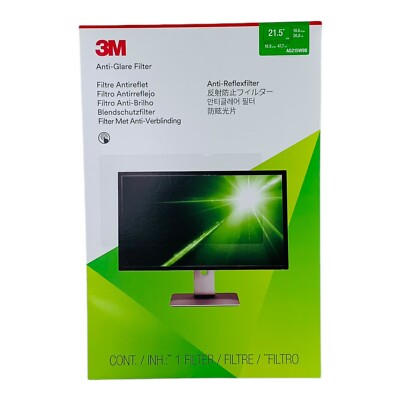 3M Anti-Glare Filter for 21.5'' Monitor 16:9 AG215W9B - Sealed Box
