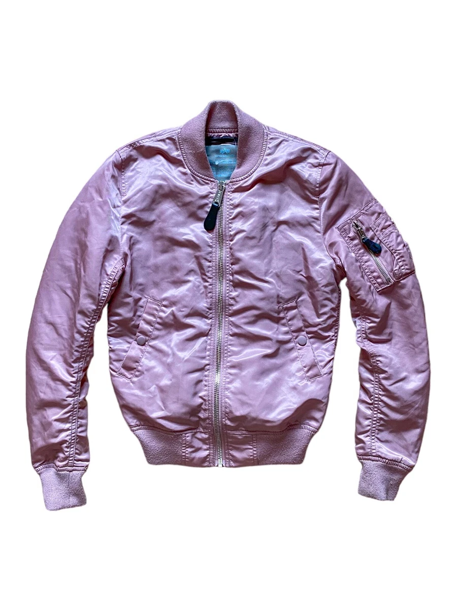 Alpha industries pink bomber best sale jacket