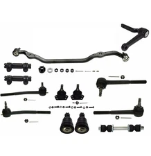 Kit 14 Pcs Upper Lower Ball Joint Tie Rod Idler Arm Drag Link Adjusting Sleeves