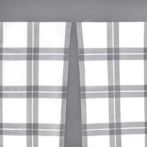 Kate Aurora Country Plaid Windowpane Rod Pocket Window Valance - Assorted Colors - Picture 16 of 25