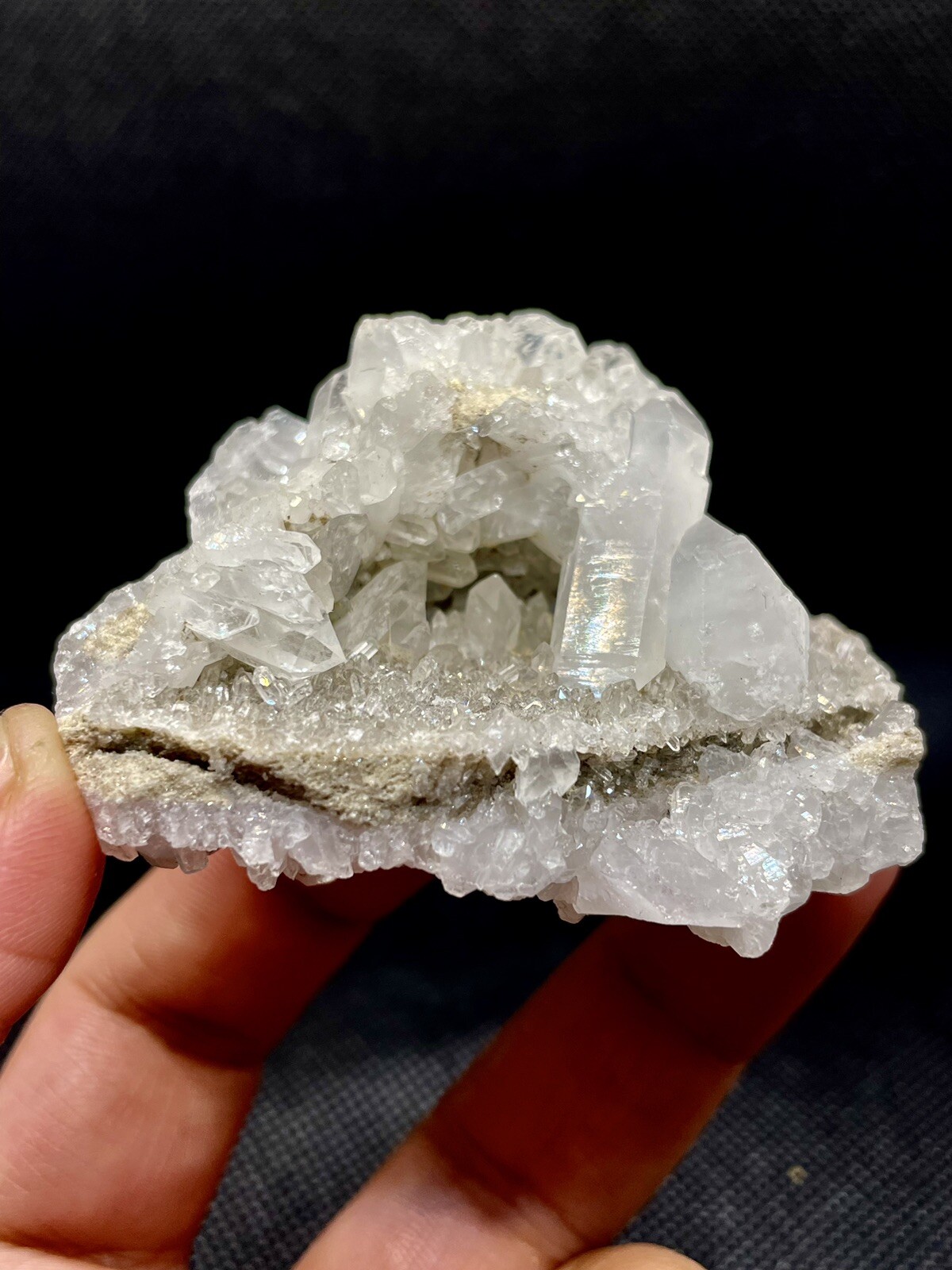 Stunning Natural Druze Quartz Crystal Specimen for Collectors