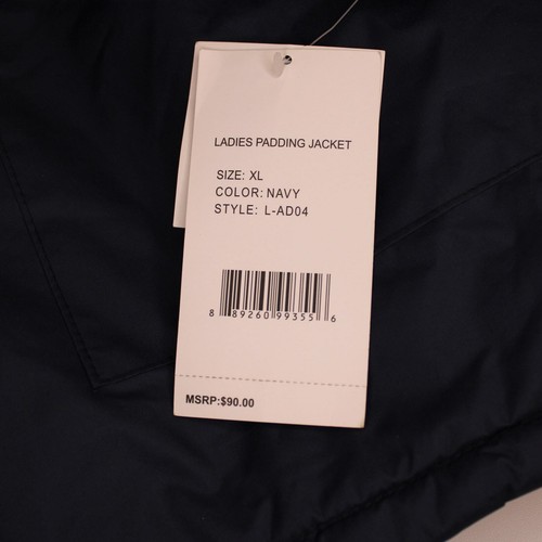NWT Totes Women's Winter Coat, Fur Trim Hood, Navy sz XL Water Resistant - Picture 10 of 12