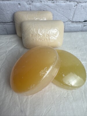 VTG Bath & Body Works Cleansing Bar 4.5 oz Moisturizing and Glycerin LOT of 4