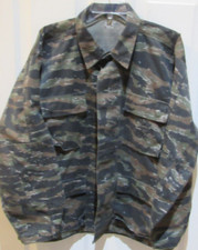 Tiger Stripe Camo Uniform BDU shirt men's size XL Regular Rothco summer weight