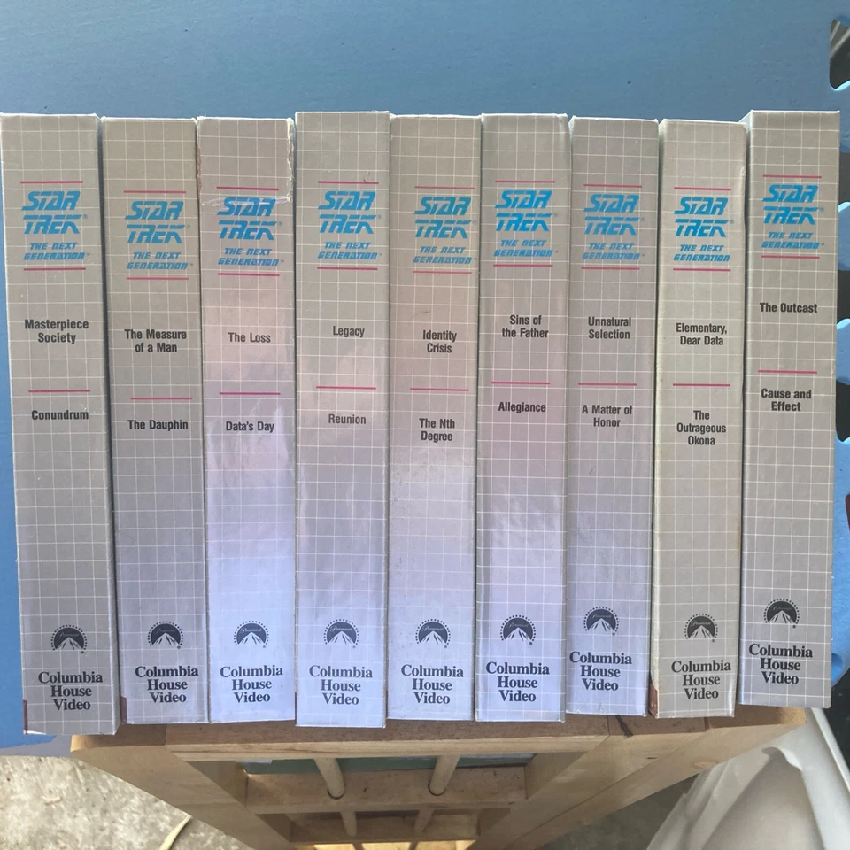 Star Trek: The Next Generation Collector's Edition Lot 81 VHS columbia Set VGC+ - Image 2 of 4