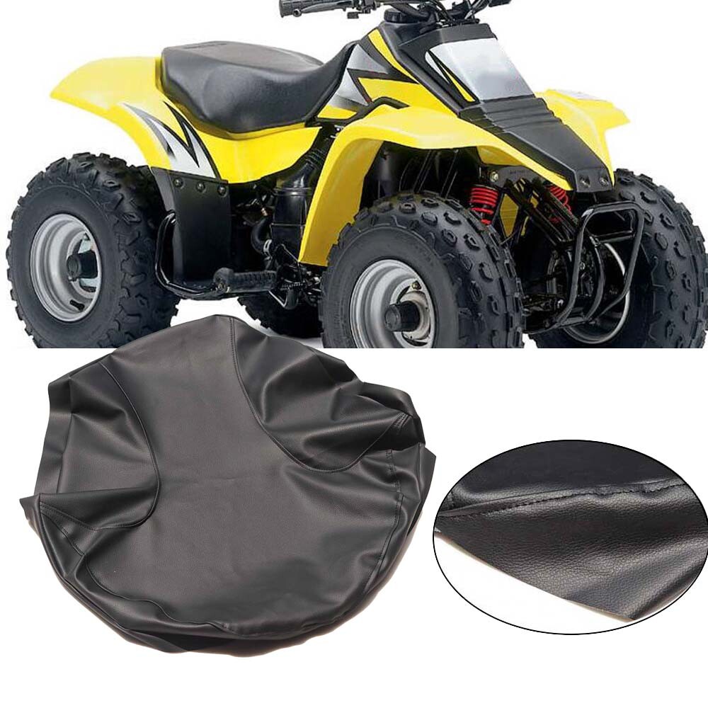 1988-2006 Suzuki LT80 ATV Black PU Leather Seat Cover For | US