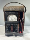 Vintage Triplett Model 666-R Multimeter w/ Leather Case - Untested Collectible