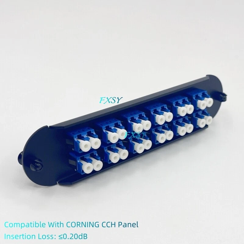 Fiber optical Panel with 12 LC Duplex SM Adapters for CORNING CCH - Image 4 of 4