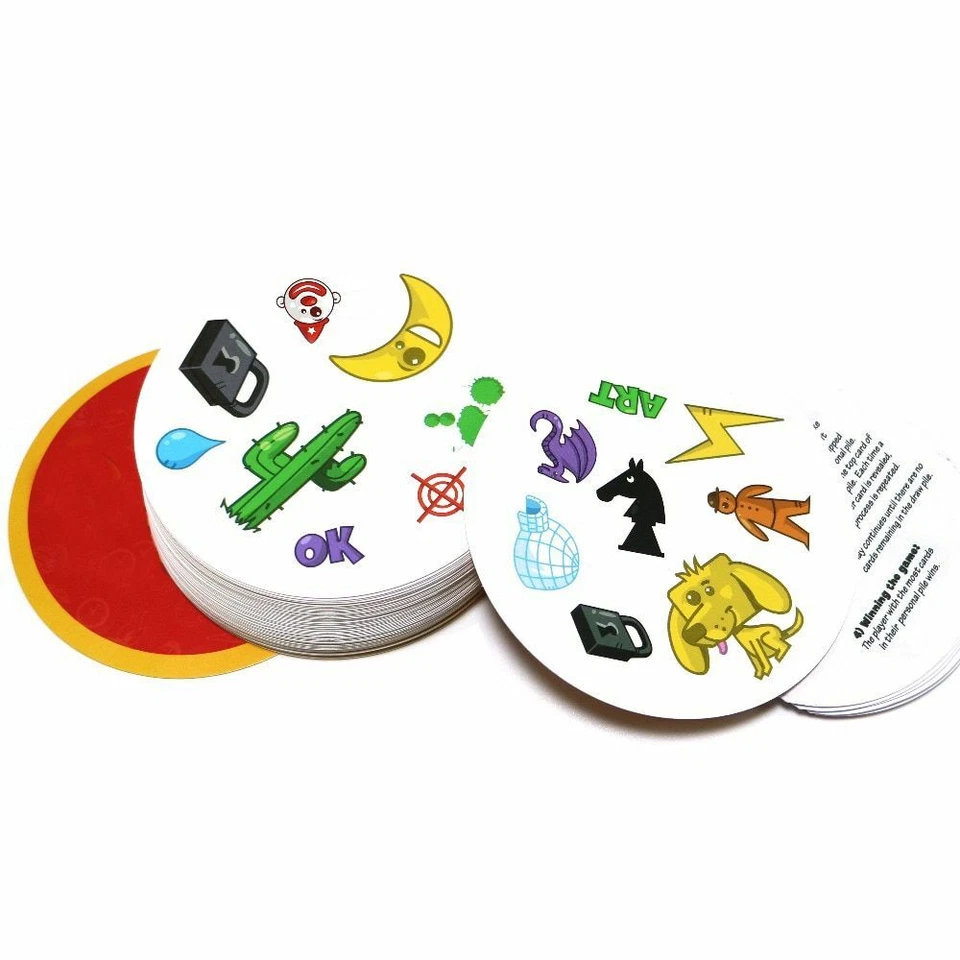 Spot Dice Games Playing Cards English Russian Version Learning Kids Children New - Image 2 of 4