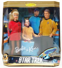 30th anniversary collector edition barbie and ken star trek