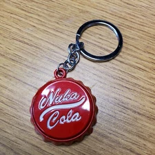 Fallout Nuka Cola Bottle Cap Bottle Opener Key Chain