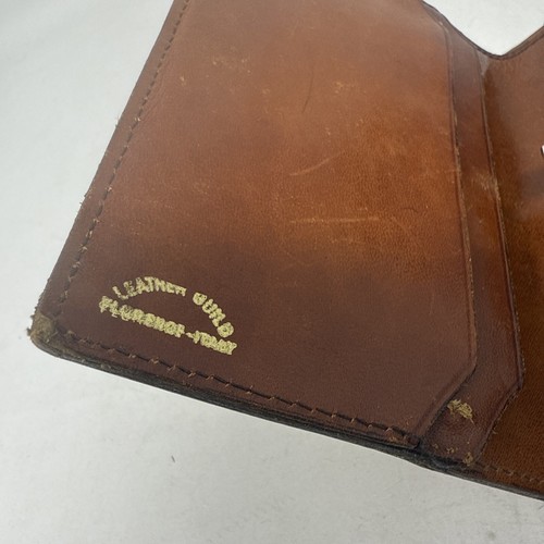 Vintage italienische Leder Damen Geldbörse - Bild 5 von 9