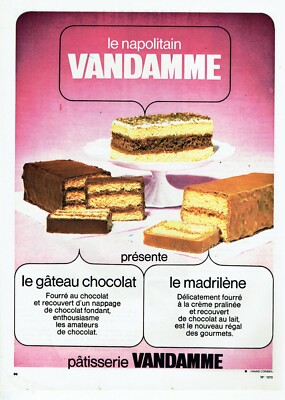Publicite Advertising 039 1965 Patisserie Vandamme Gateau Napolitain Madrile Ebay