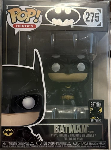 Funko Pop! Dc Comics Batman 1989 Michael Keaton 80th Anniversary #275 - NRFB