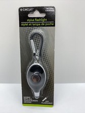 E-Circuit Multifunctional Stylus Flashlight with carabiner-black
