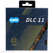 KMC DLC 11 Orange Black 11-Speed Bicycle Chain fits Campagnolo SRAM Shimano