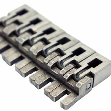Floyd Rose FR1BSSAS 1000 Series Bridge Saddles, Set of 6, Antique Silver