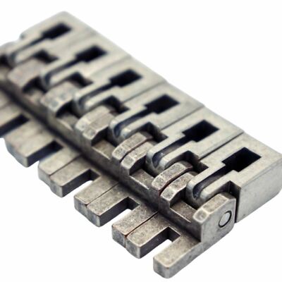Floyd Rose FR1BSSAS 1000 Series Bridge Saddles, Set of 6, Antique Silv G1N