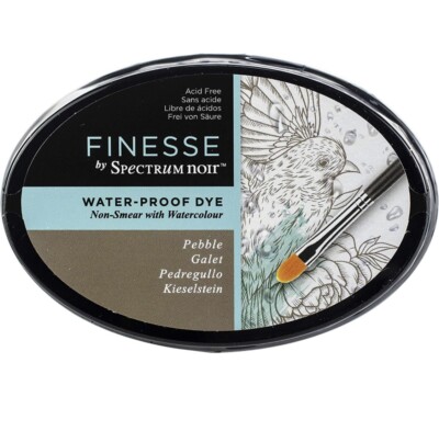 Finesse by Spectrum Noir Water Proof Dye Inkpad - Pebble