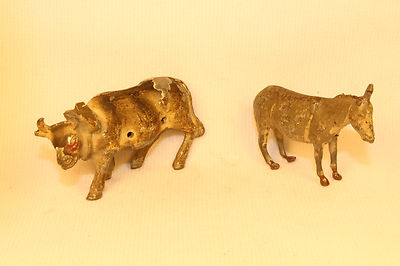 vintage lead farm figures