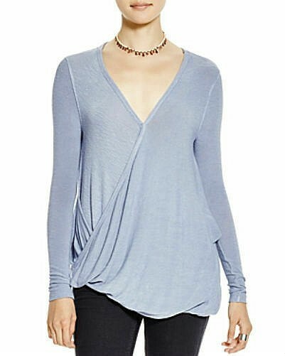NWT FREE PEOPLE WOMEN SzXS MISS ROSE LONG SLEEVE COTTON TOP BLUSE