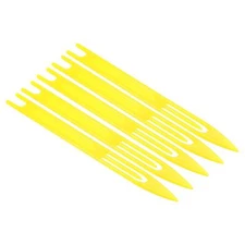 Netting Needle Shuttles 9#, 5 Pack Plastic Fishing Net Repair Tool, Yellow