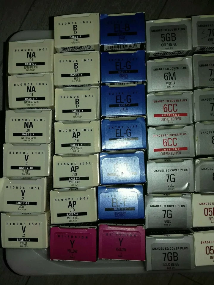 Gros lot 54 coloration REDKEN SHADES EQ CREAM BLOND IDOL EXTRA LIFT .... 60 ml - Photo 3/4