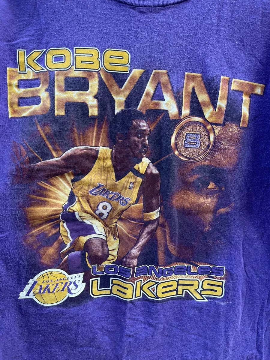 Rare Vintage Original Kobe Bryant t-shirt NBA Basketball LA Lakers