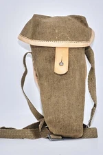 OD Cotton Webbing Hip Belt Holster or cross body for handgun LARGE UNIVERSAL