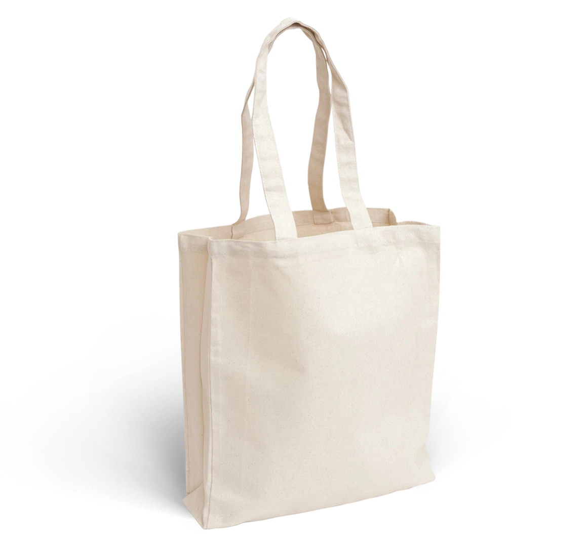 Wholesale Natural Cotton Carrying Tote Bags, Canvas Cloth Bags in Bulk –  Pergee