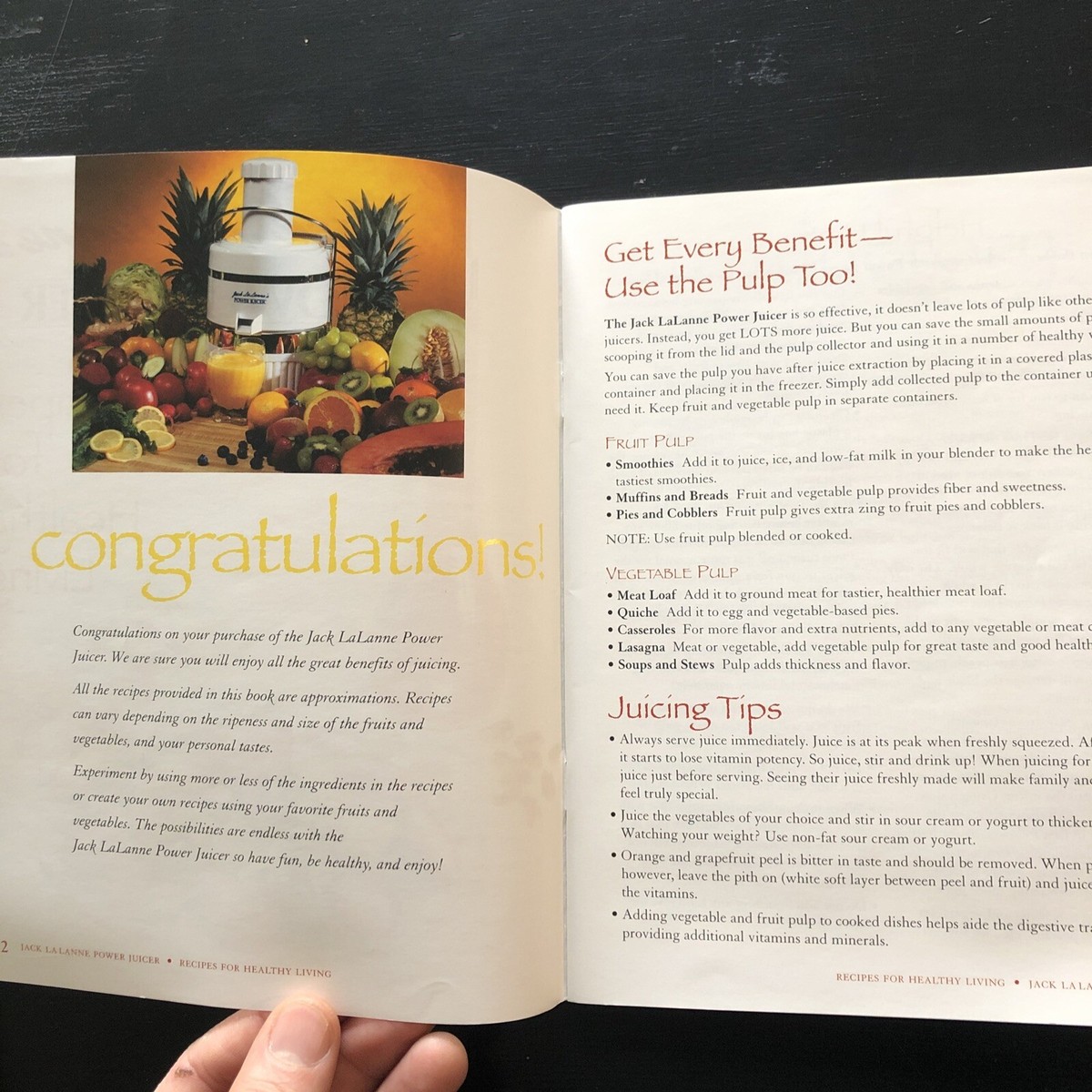 Jack Lalanne Juicer Recipes For Pulp Bryont Blog