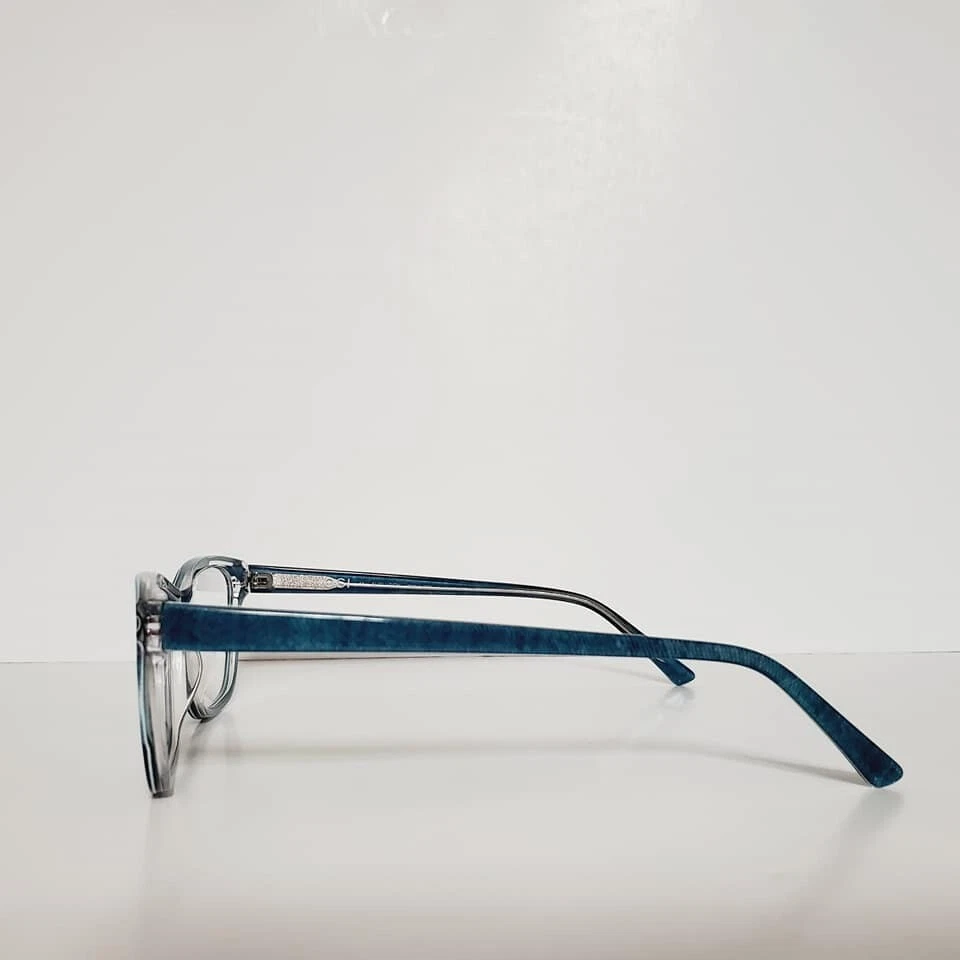 Monturas y estuche de gafas de diseñador OGI Emerald 53-17-140 para mujer hechas en Japón Foto 3 de 4