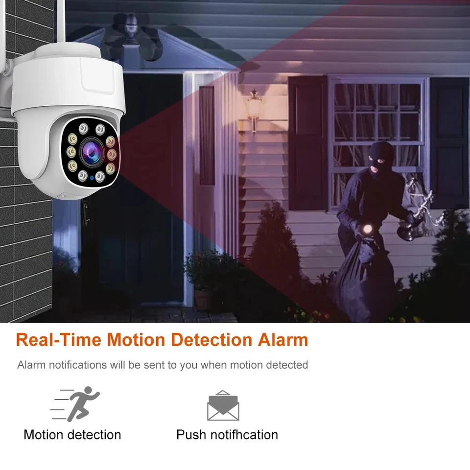5MP PTZ Wifi Camera Tuya Smart Security Video AI Auto Tracking IP 10XZoom Camera - Image 4 of 4