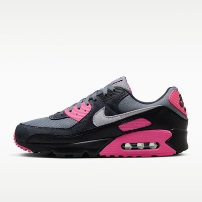 Nike Air Max 90 Wolf Grey Hyper Pink Shoes Sz 14 Men's DM0029-010