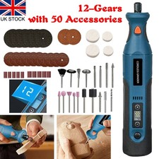 5000-25000RPM Cordless Electric Drill Grinder Dremel Rotary Tool Rechargeable