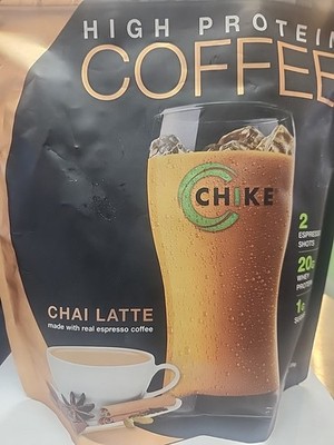 Chike Chai Latte High Protein Iced Coffee, 20 G Protein, 2 Shots Espresso, 1 G