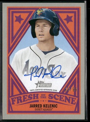 2019 Topps Heritage Minor League #FOSA-JK Jarred Kelenic AUTO #/99