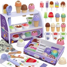 Ice Cream Play Set, Girls Toys Age 3-8, Pretend Play for Toddlers, Ice Cream ...