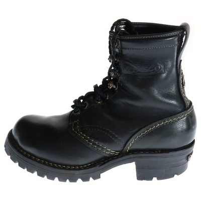 CHROME HEARTS XWESCO JOBMASTER Wesco Leather Blade Lace up BOOTS