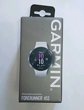 Garmin 010-02156-00 Forerunner 45s 39mm Easy-to-use GPS Running Watch - White