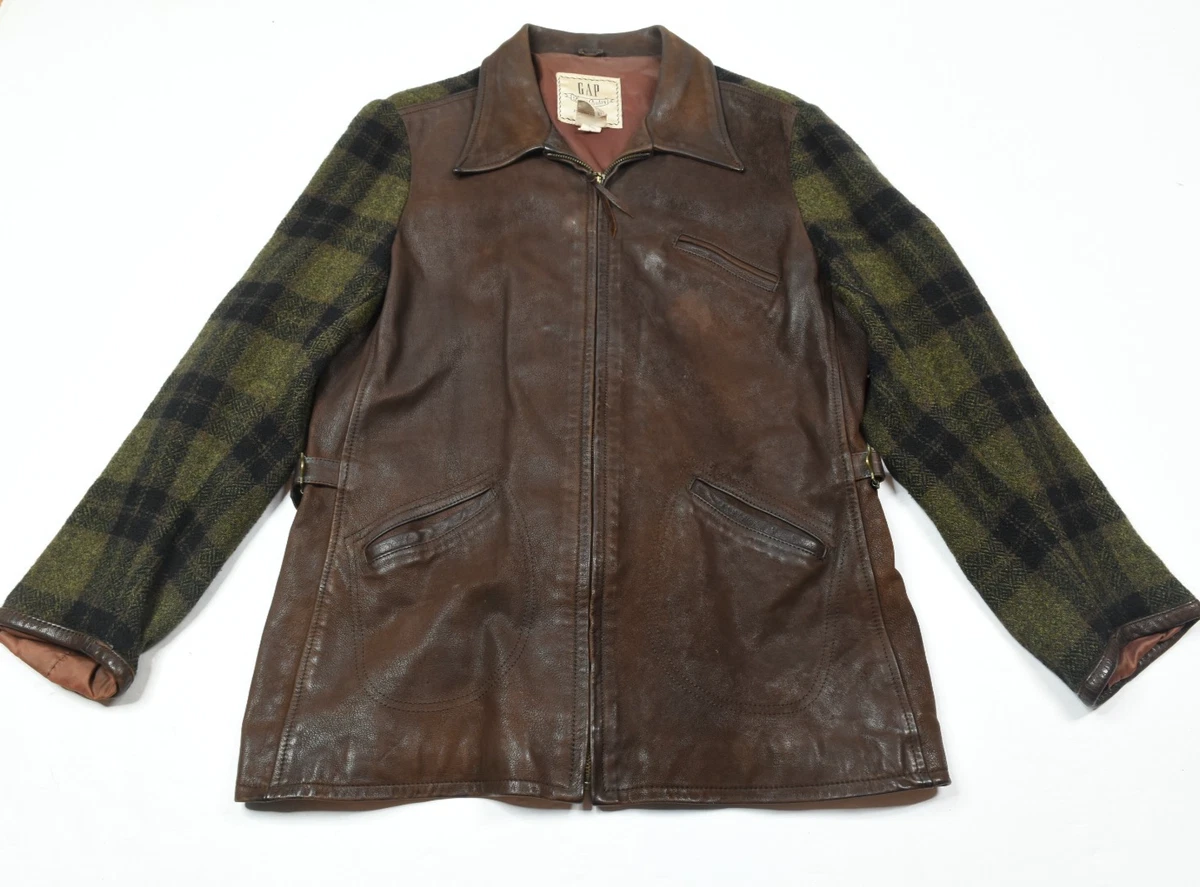 Gap Brown Leather Outer Shell Coats, Jackets & Vests for Men | eBay